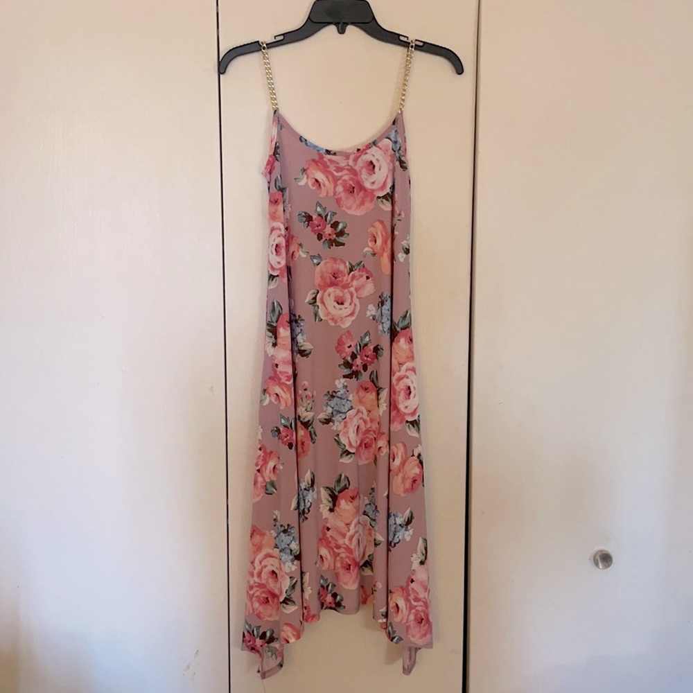 COPY - Floral Satin Dress